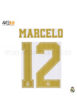 Official MARCELO #12 Real Madrid CF Home Away 2019-20 PRINT