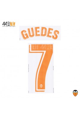 Official GUEDES #7 Valencia CF Away 2019-2020 PRINT 