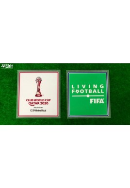 OFFICIAL FIFA CLUB WORLD CUP QATAR 2020 + LIVING FOOTBALL PATCHES