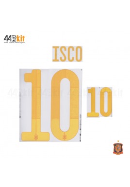 Official ISCO #10 SPAIN Home EURO 2020 2020-21 PRINT 