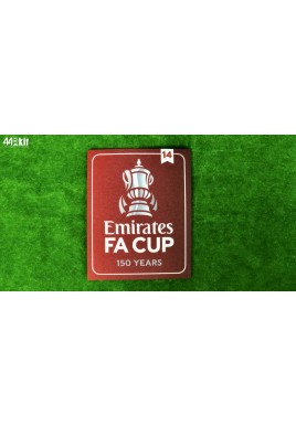 OFFICIAL THE EMIRATES FA CUP 150 YEARS 2021-22 WINNERS 14 ARSENAL FC PATCH