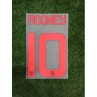 OFFICIAL MANCHESTER UNITED 2015/16 AWAY SHIRT UEFA NAMESET (UCL) - ROONEY 10